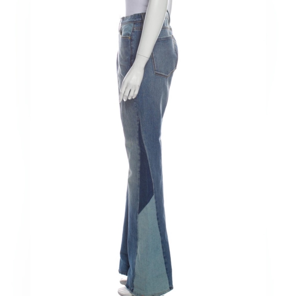 Frame Flare Le High jeans patchwork boho